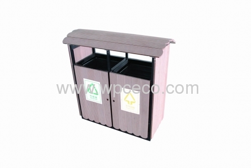 Easily and conveniently installed Outdoor Wpc Dustbin