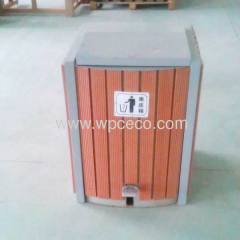 Decorative Outdoor Wpc Garbage Can
