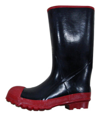 Steel toe working rubber boots for man