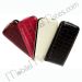 Stone Pattern Top Case Flip Leather Cover for iPhone 5 (Black)