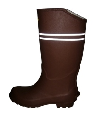 Rubber Boots With Reflective Stripe