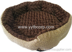 TAPED SHORT FLEECE PET BED