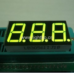 супер яркий зеленый 0,56 дюйма 3-цифра 7-сегментный светодиодный дисплей на приборной панели / цифровой индикатор
