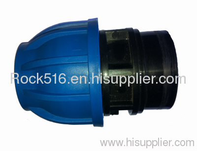 pp compression fittings pp female coupling female adaptor irrigation system supplier plastic pipe fittings
