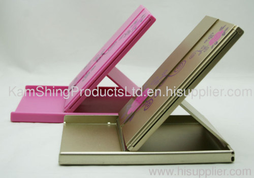 plastic three way compacted mirror