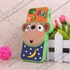 3D Lovely Cartoon Animal Silicone Case For iPhone 5