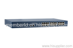 24 Electric+2 Optic Gigabit Managed Fiber Switch