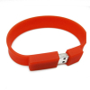 8GB Cheap silicone bracelet usb pendrive with custom logo