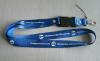 Blue lanyard usb flash drive with free logo for promotion