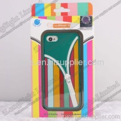 Zipper Series Luck Silicone Protective Cases For iPhone 5