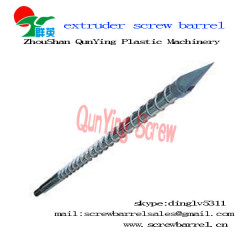 extruder machine single barrel and screw for blowing