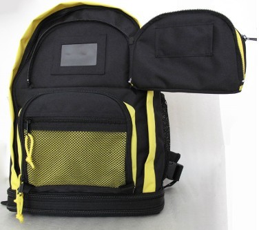Nylon backpack for hiking with zipper