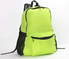 Nylon backpack bag with fancy