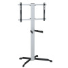 TV cart with height adjustable TV mount