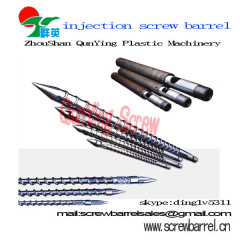 plastic machine injection single screw and barrel pressional