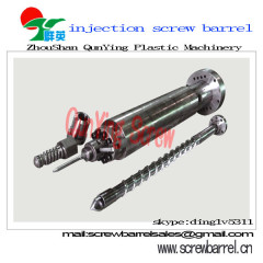 plastic machine injection single screw and barrel pressional