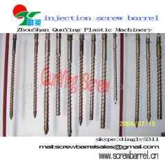 plastic machine injection single screw and barrel pressional