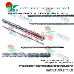 GRADE A pe abs pp pvc screw barrel for plastic extruder machine
