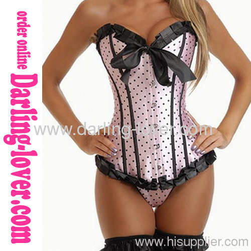 Pink Hot Sexy Dot Fashion Corset