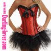 Red Sexy Dot Fashion Corset With Dress