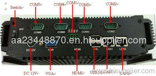 fanless industrial embedded box PC with Intel Atom D2550 (LBOX-2800)