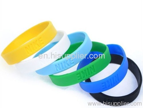 silicone NI-KE sports basketball grow in dark wristbands custom dessbod bracelet