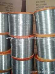 galvanized iron wire on spool