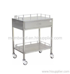 Stainless Steel Medical trolley in hospital
