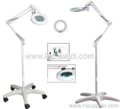 Swing Arm Floor Magnifying Lamp