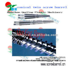 twin conical screw and barrel