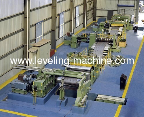 sheet uncoiling and slitting line