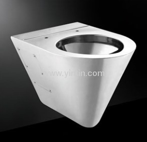 Stainless steel jail toilet