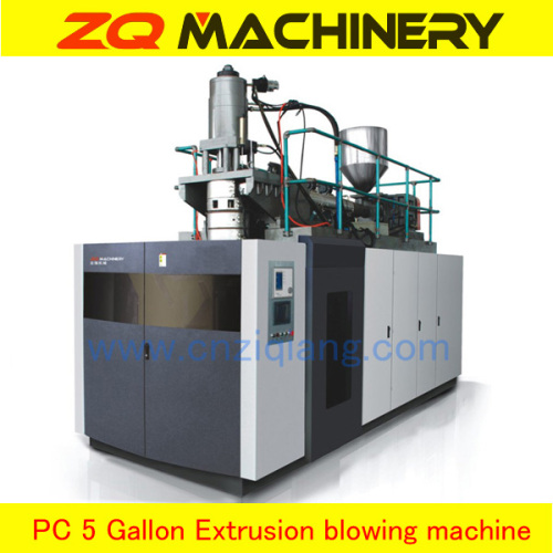 PC 5 gallon extrusion blowing plastic machine