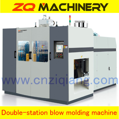 double station plastic extrusion blow molding machine