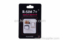 iPhone 5 4s Rsim 7 unlock turbo sim card