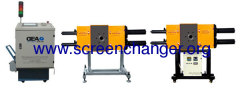 continuous backflush screen changer for recycling granulators