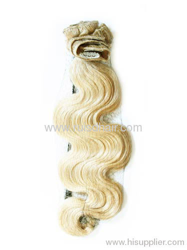 Brazilian remy hair extension chip in