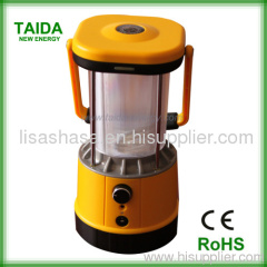 Led solar camping lantern