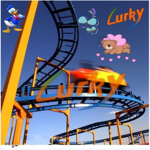 amusement park rides crazy mouse roller coaster