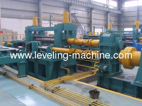 Decoiling and slitting line for metal sheet