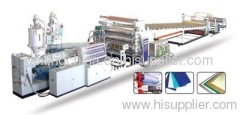 PET, PE, ABS, PMMA, PC, PS Plastic Plate (Sheet) Extrusion Line