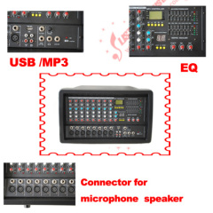 Professional Multifunctional 8 Channel Portable Power Mixer PM 8400U