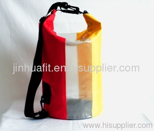 Dry bag with clear window