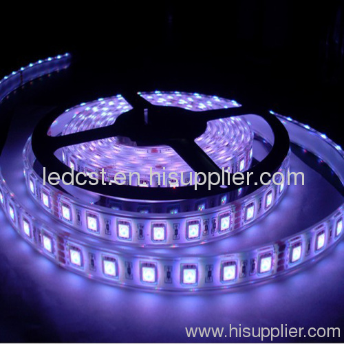 High luminous smd5050 60leds waterproof cuttable led strip light