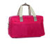 Red color travelling bags