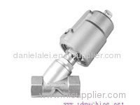 Single acting Angle seat valve