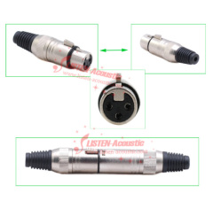 3 Pin XLR female MIC Audio Cable connectors