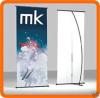 Gray Aluminum L Banner Stand