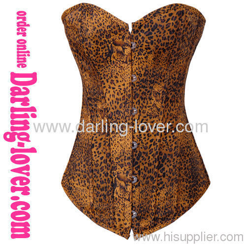 Sexy Fashion Leopard Wholesale Corset