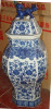 Antique blue and white vase